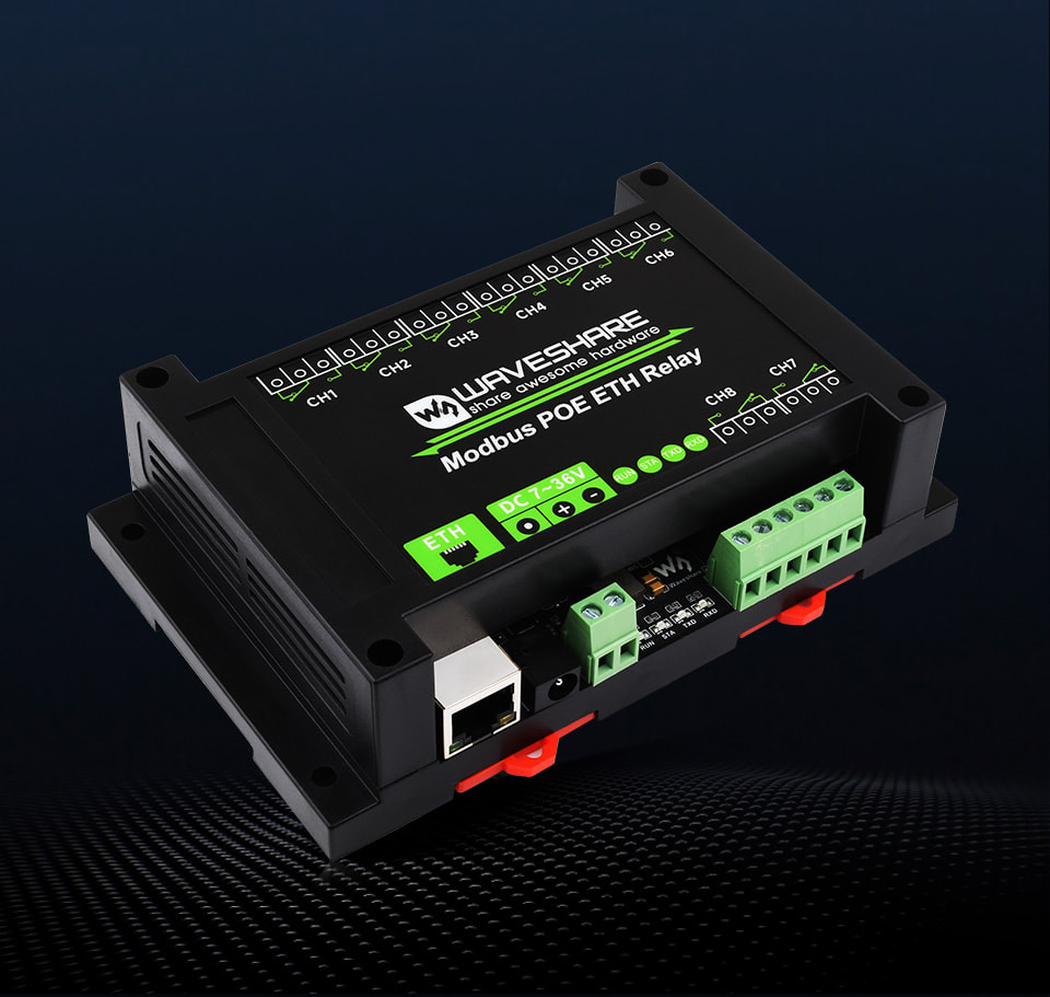 WaveShare Modbus PoE Ethernet Relay module